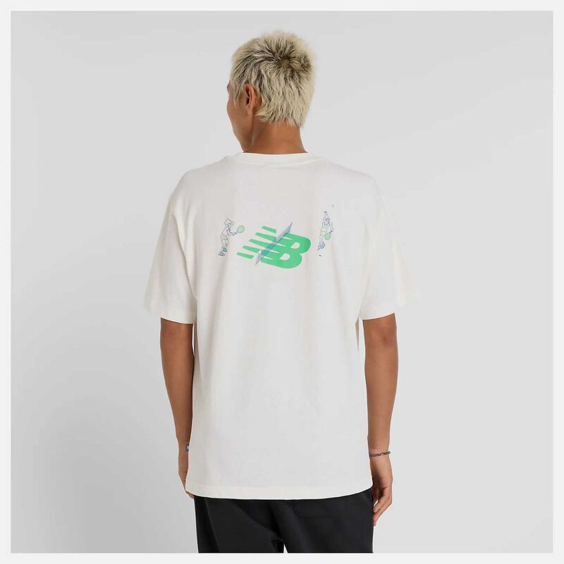 New Balance Athletics Relaxed Tennis Cartoon T-Shirt image number 1